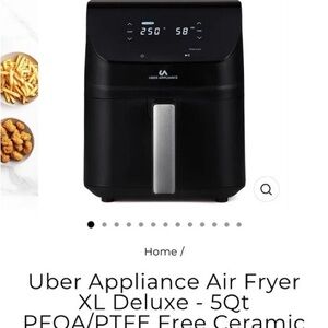 Black Air Fryer XL - 5Qt Brand new unopened
